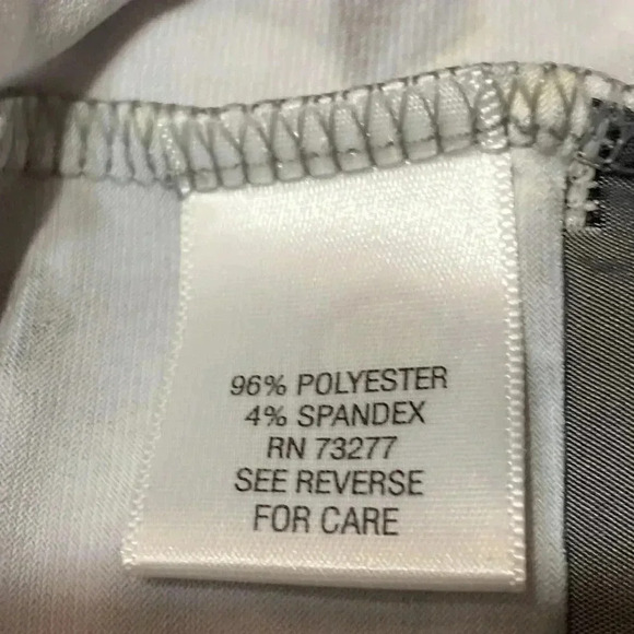 Simply Vera Vera Wang Gray yellow & black dress size XLP - Picture 9 of 10